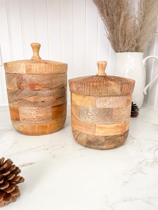 Autumnal Acorn Jars Set