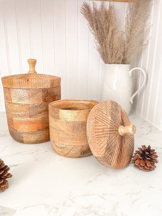 Autumnal Acorn Jars Set