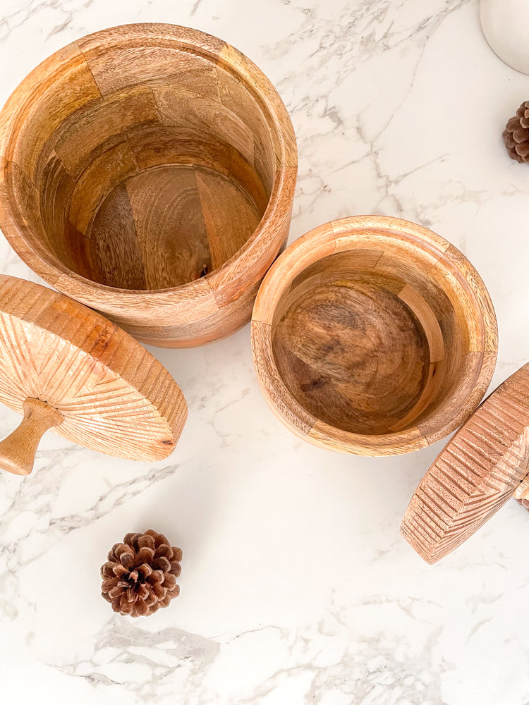 Autumnal Acorn Jars Set