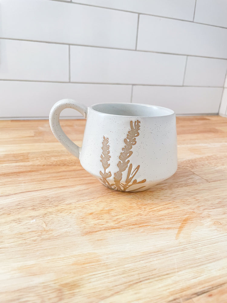 Neutral Floral Mug