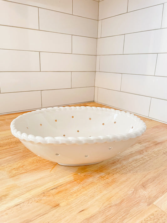 Ceramic Colander Bowl