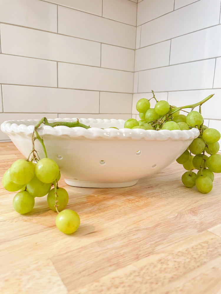 Ceramic Colander Bowl