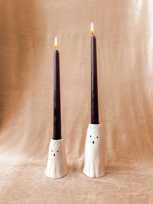 Mr. Boo-Man Candlestick Holders Set