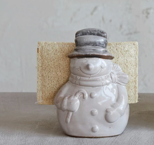 Snowman Sponge Holder- Clearance