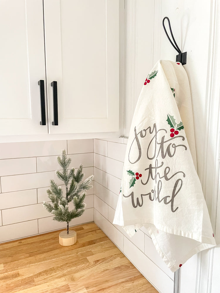 Joy to the World Dish Towel