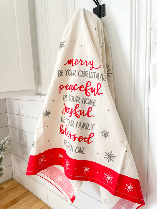 Merry & Bright Dish Towel