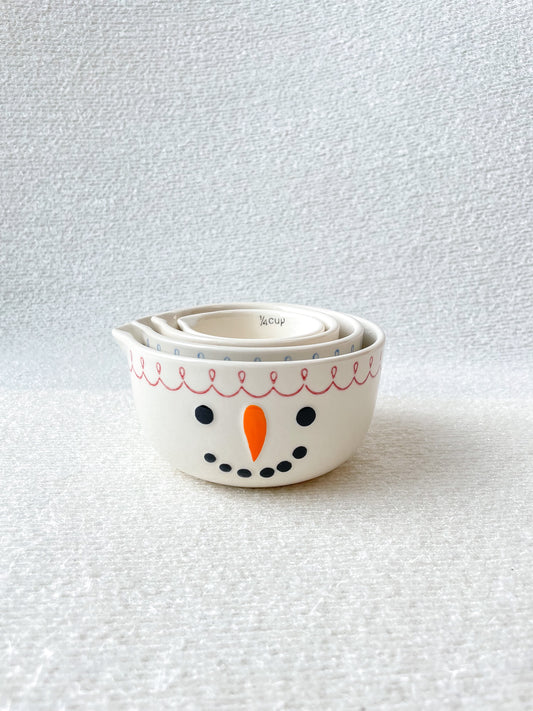 Snowman Measuring Cups Set