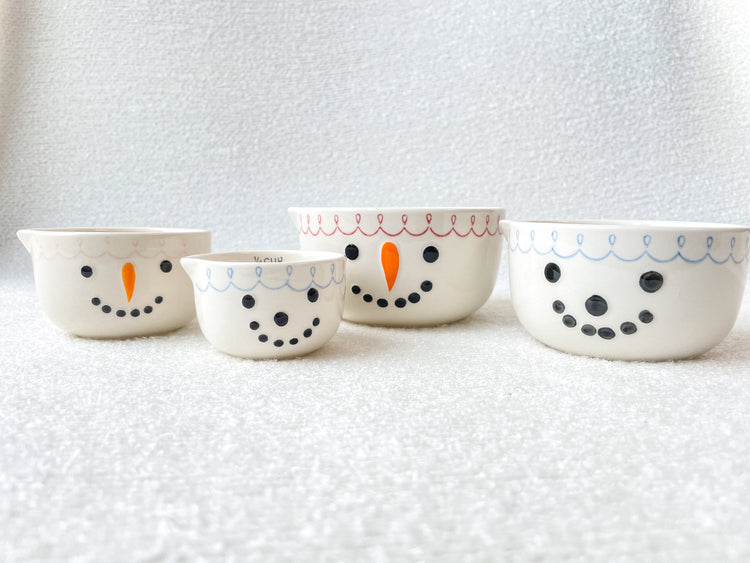 Snowman Measuring Cups Set