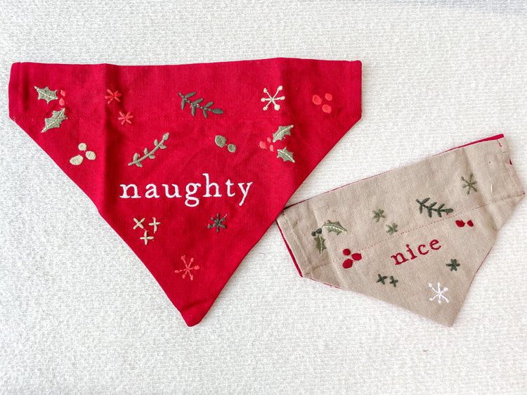 Reversible Puppy Bandana