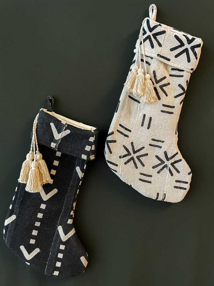 Mudcloth Cotton Stocking