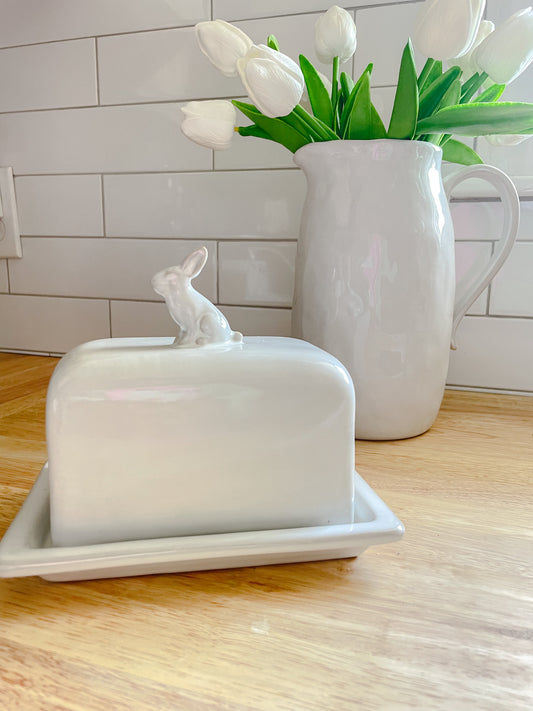 Bunny Butter Dish